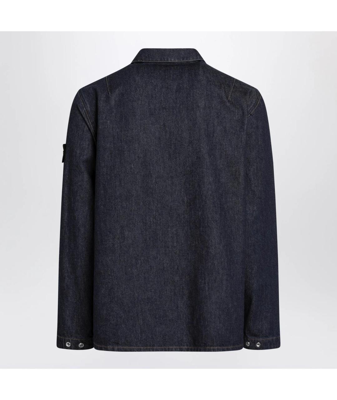 STONE ISLAND Синяя хлопковая куртка, фото 2