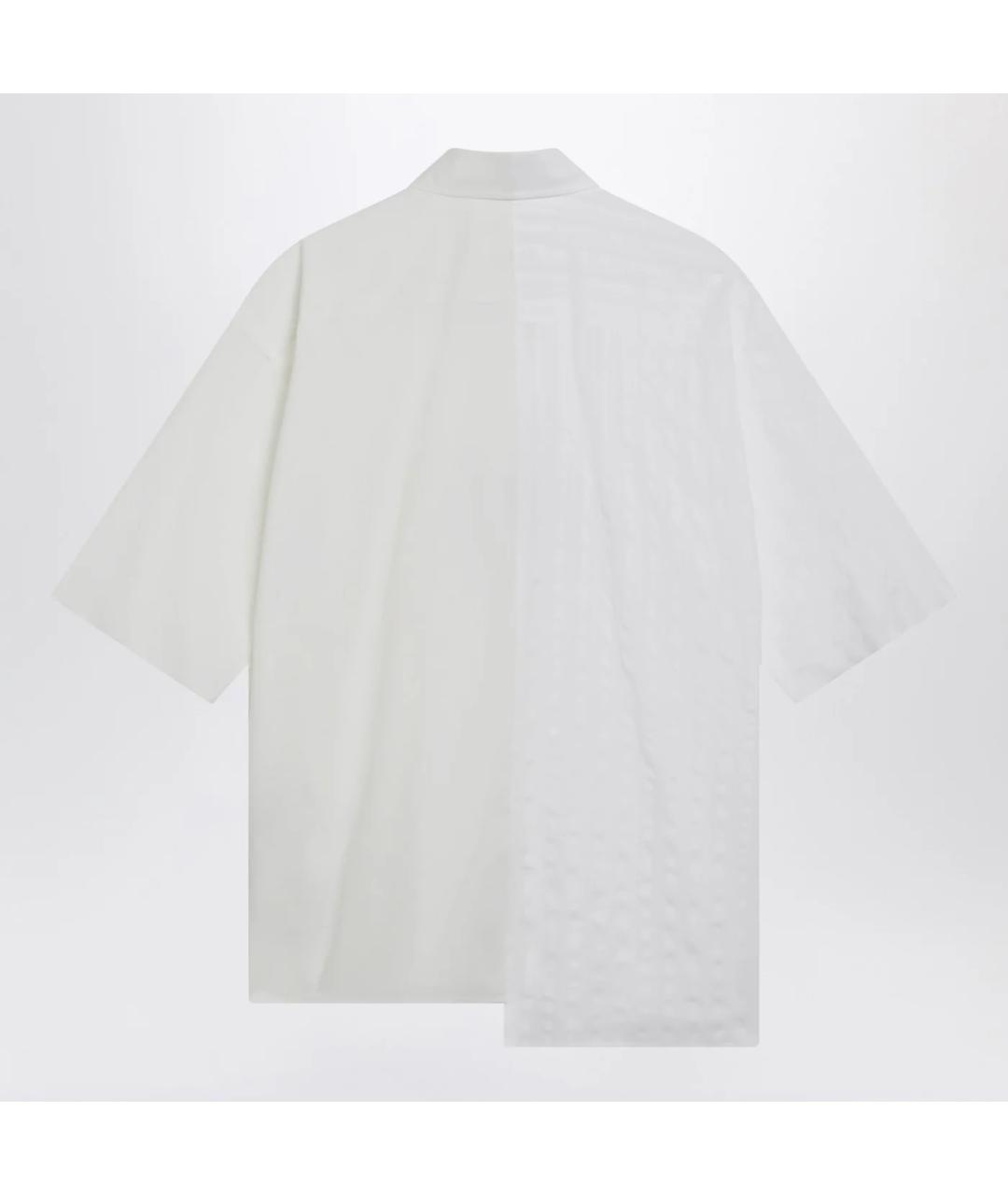 MM6 MAISON MARGIELA Белая хлопковая кэжуал рубашка, фото 2