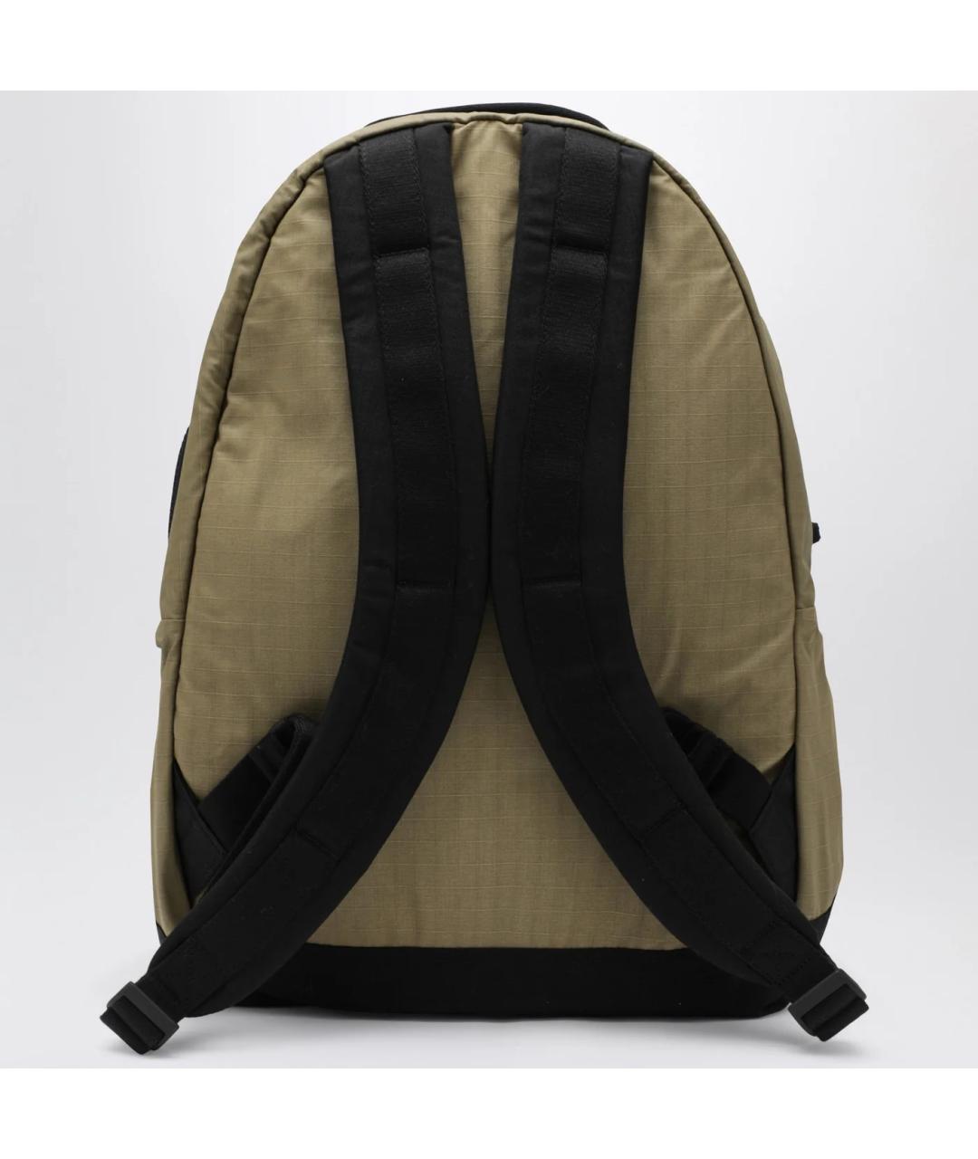 STONE ISLAND Зеленый хлопковый рюкзак, фото 2