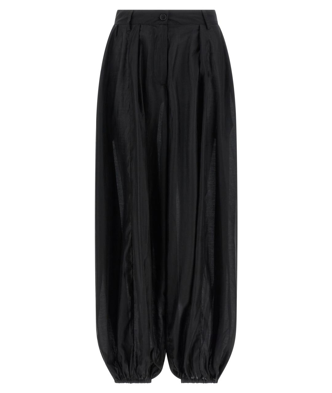 THELATEST Черные прямые брюки, фото 1