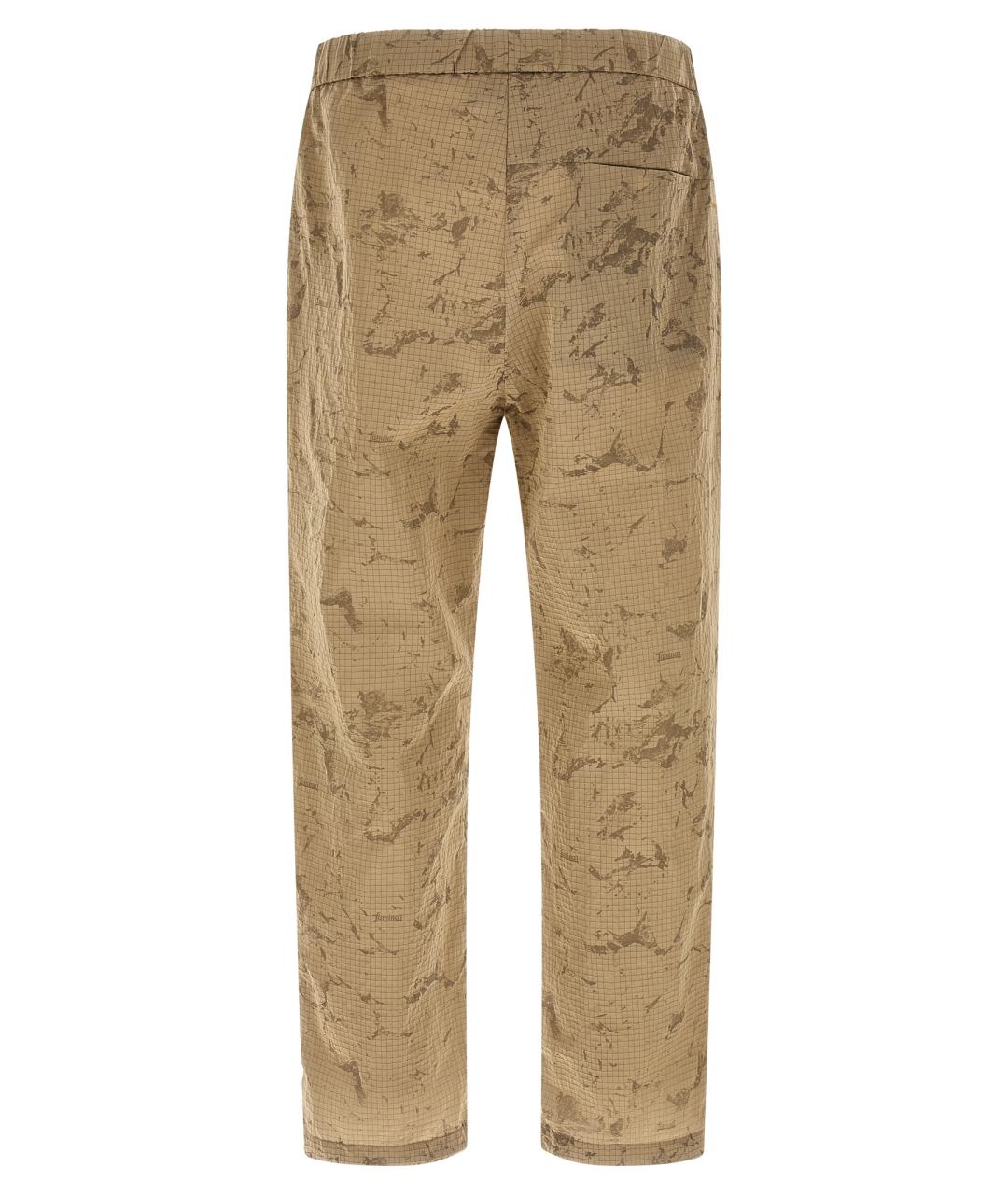 LAMINAR Бежевые полиамидовые повседневные брюки, фото 2