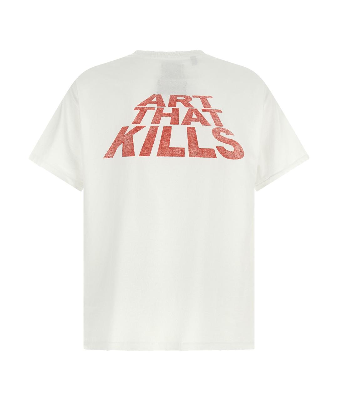 Gallery Dept Белая хлопковая футболка, фото 2