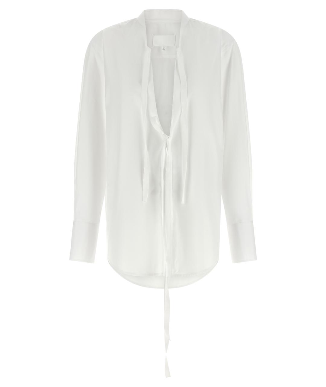 MAISON MARGIELA Белая хлопковая блузы, фото 1