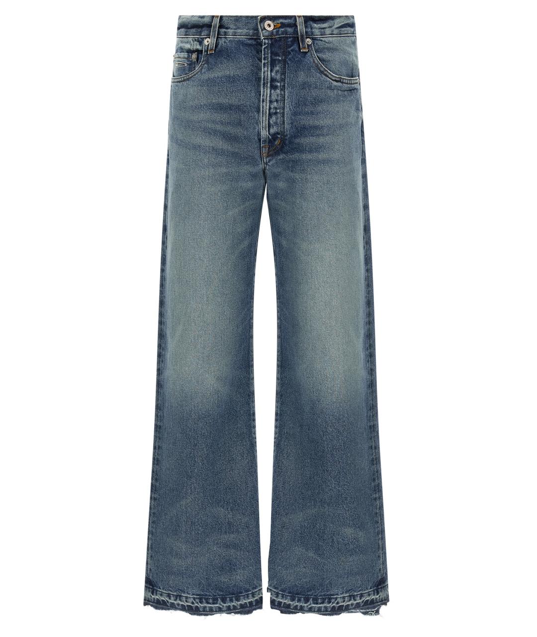 Gallery Dept Синие хлопковые прямые джинсы, фото 1