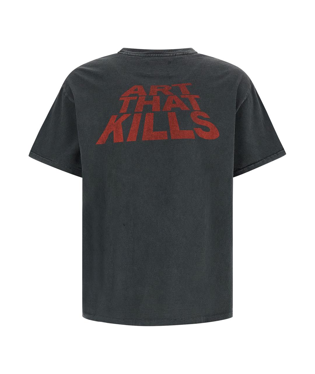 Gallery Dept Черная хлопковая футболка, фото 2