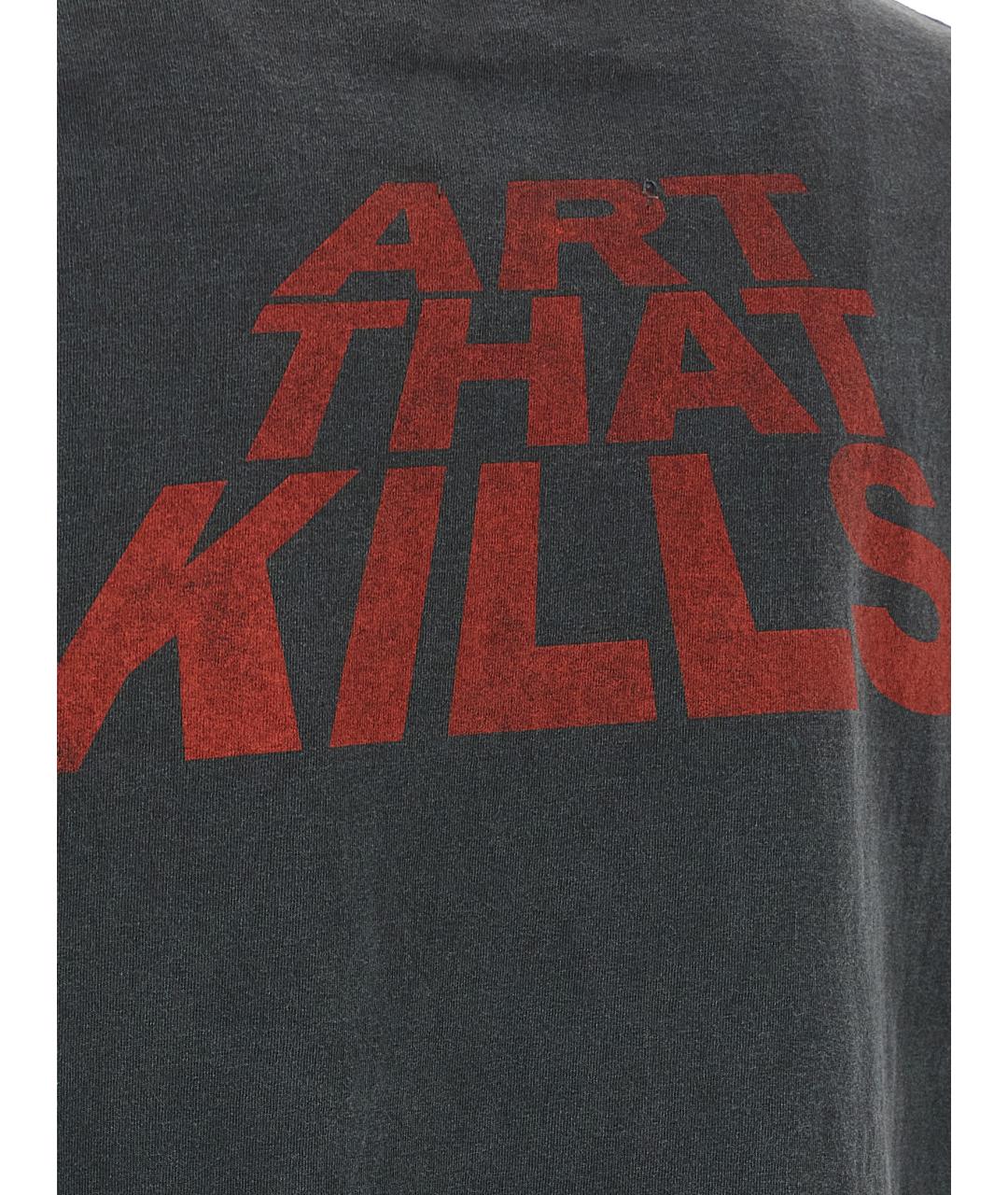 Gallery Dept Черная хлопковая футболка, фото 4