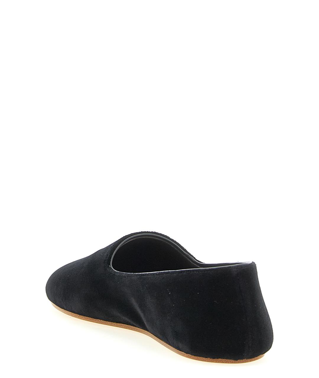 THE ROW Черные текстильные балетки, фото 3