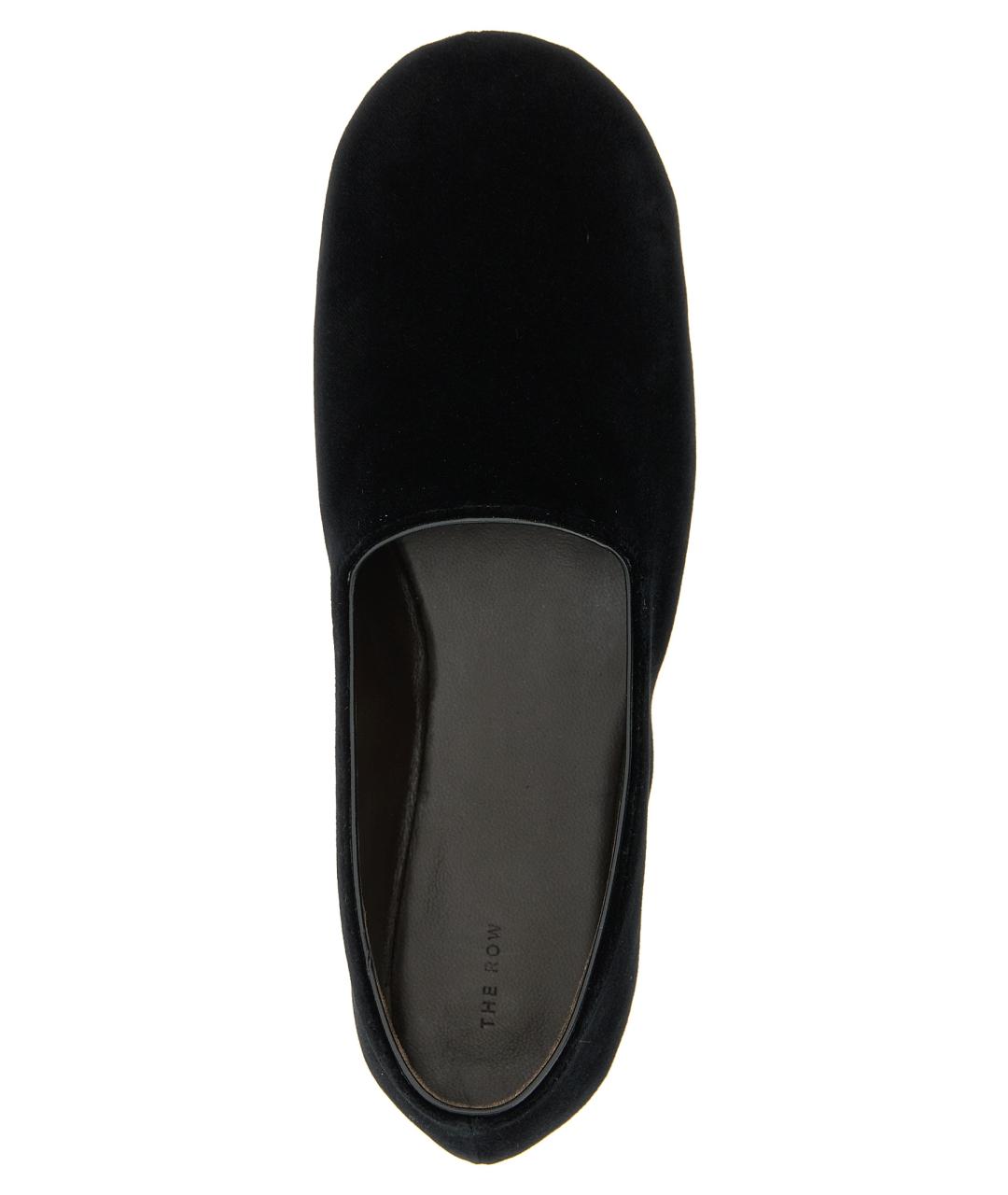 THE ROW Черные текстильные балетки, фото 4