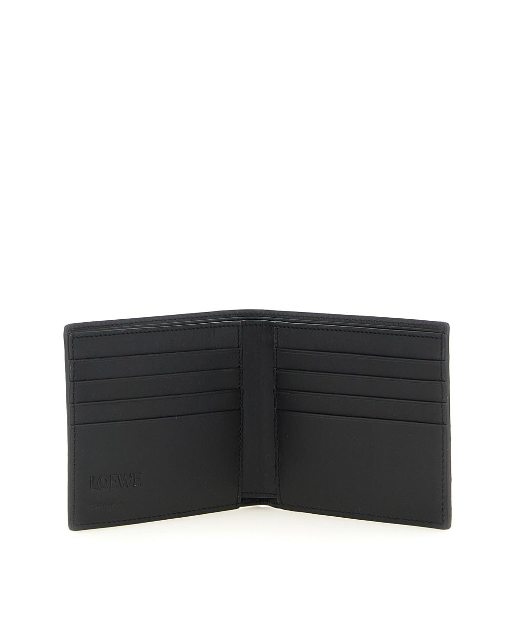 LOEWE Черный кожаный кошелек, фото 3