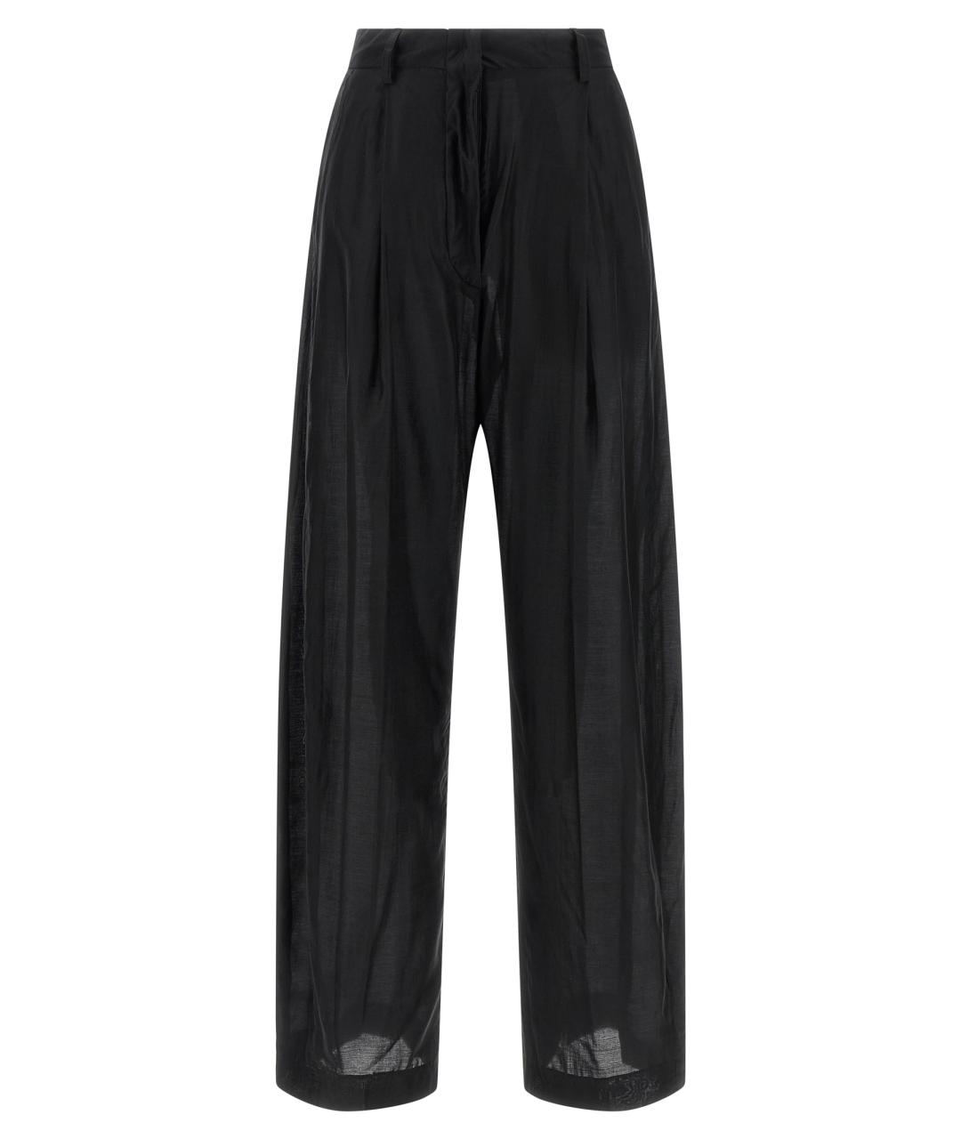 THELATEST Черные прямые брюки, фото 1