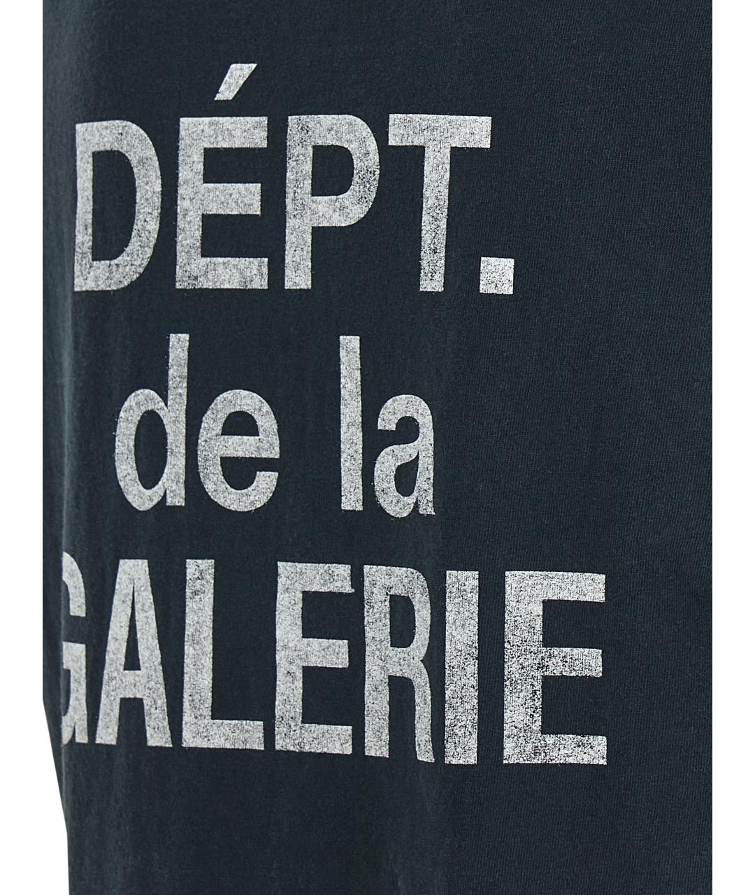 Gallery Dept Черная хлопковая футболка, фото 4