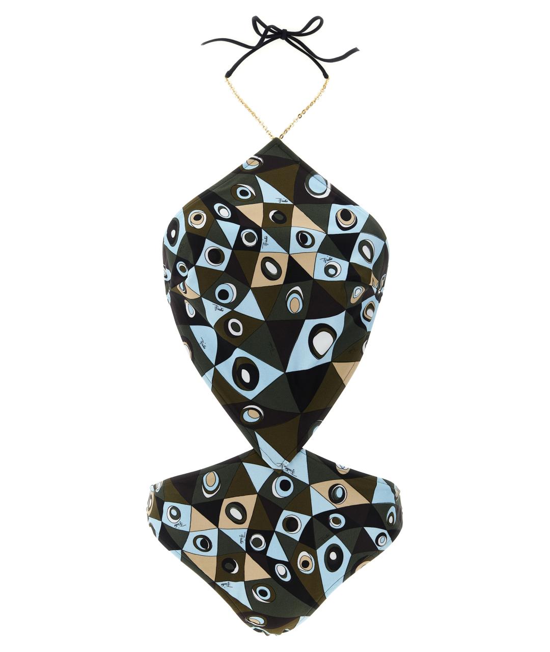 EMILIO PUCCI Мульти полиамидовый купальник, фото 1