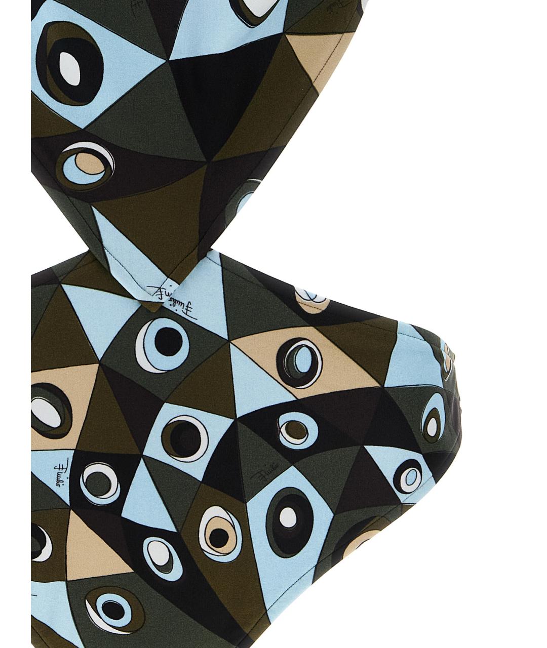 EMILIO PUCCI Мульти полиамидовый купальник, фото 3