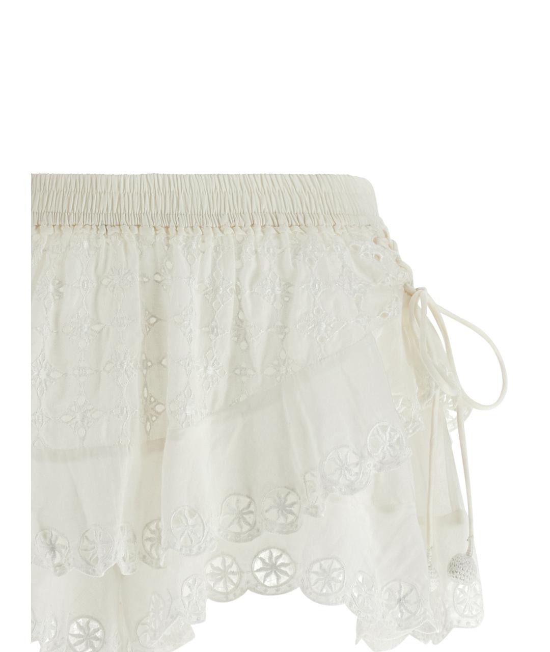 ISABEL MARANT Белые хлопковые шорты, фото 3