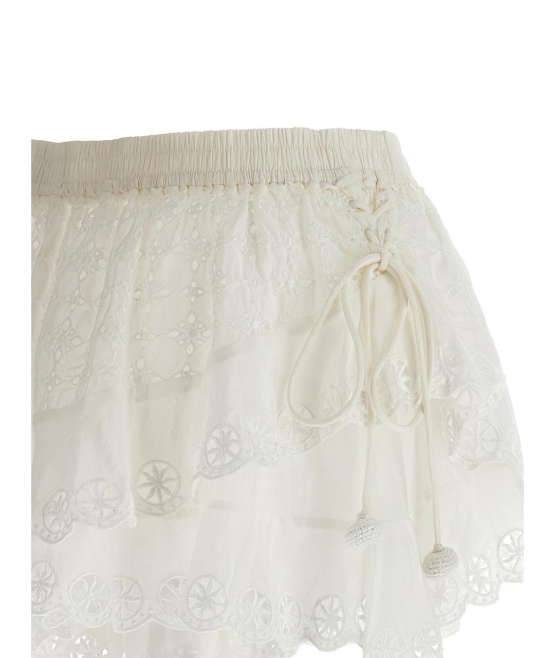 ISABEL MARANT Белые хлопковые шорты, фото 4