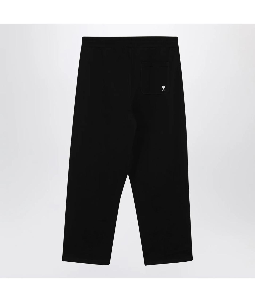 Ami Paris Черные хлопковые повседневные брюки, фото 2