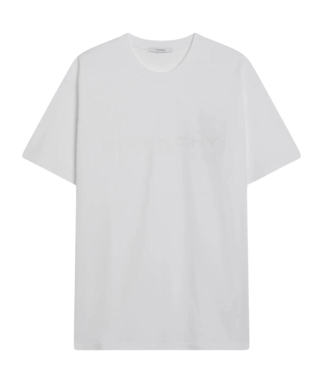 GIVENCHY Белая хлопковая футболка, фото 1