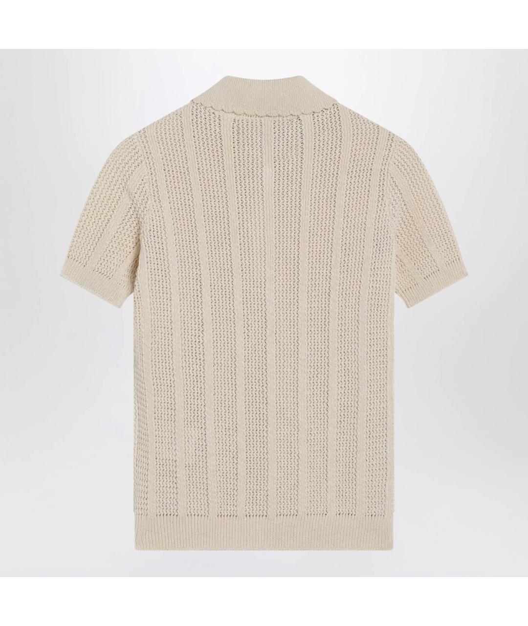 VALENTINO Бежевый хлопковый джемпер / свитер, фото 2