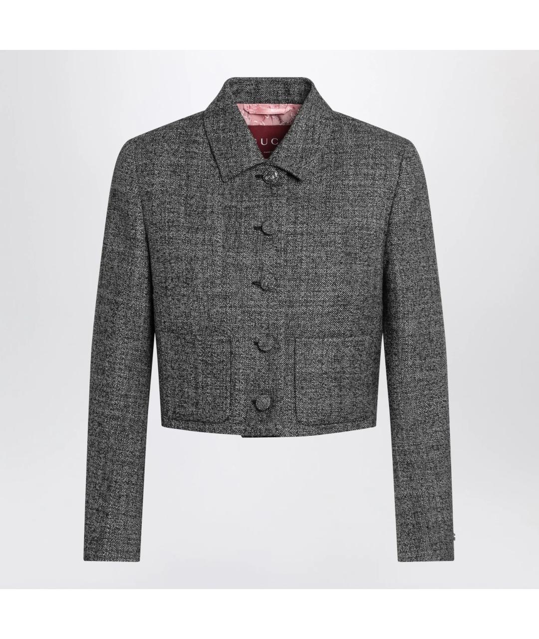 GUCCI Мульти шерстяной жакет/пиджак, фото 3