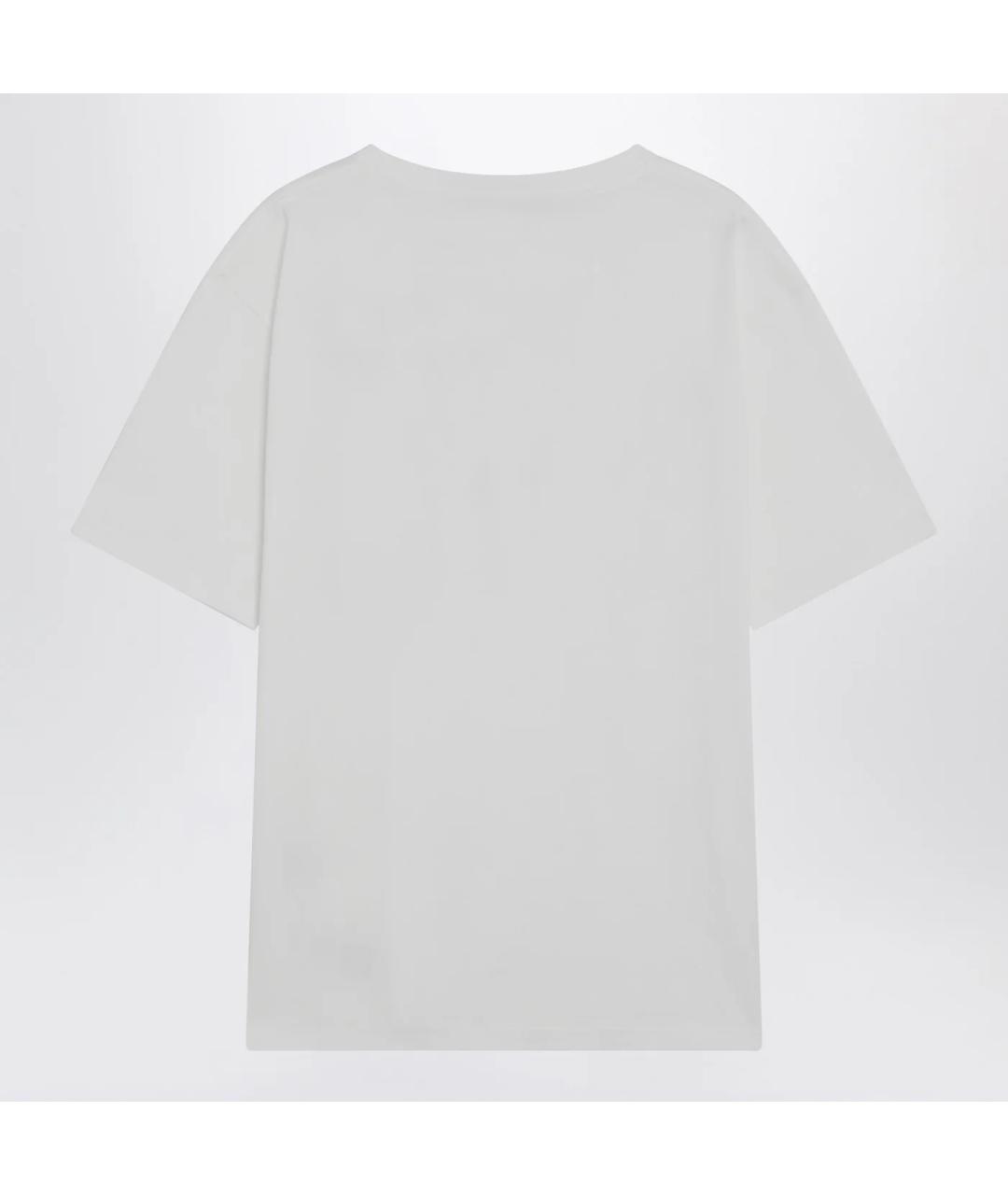 VALENTINO Белая хлопковая футболка, фото 2
