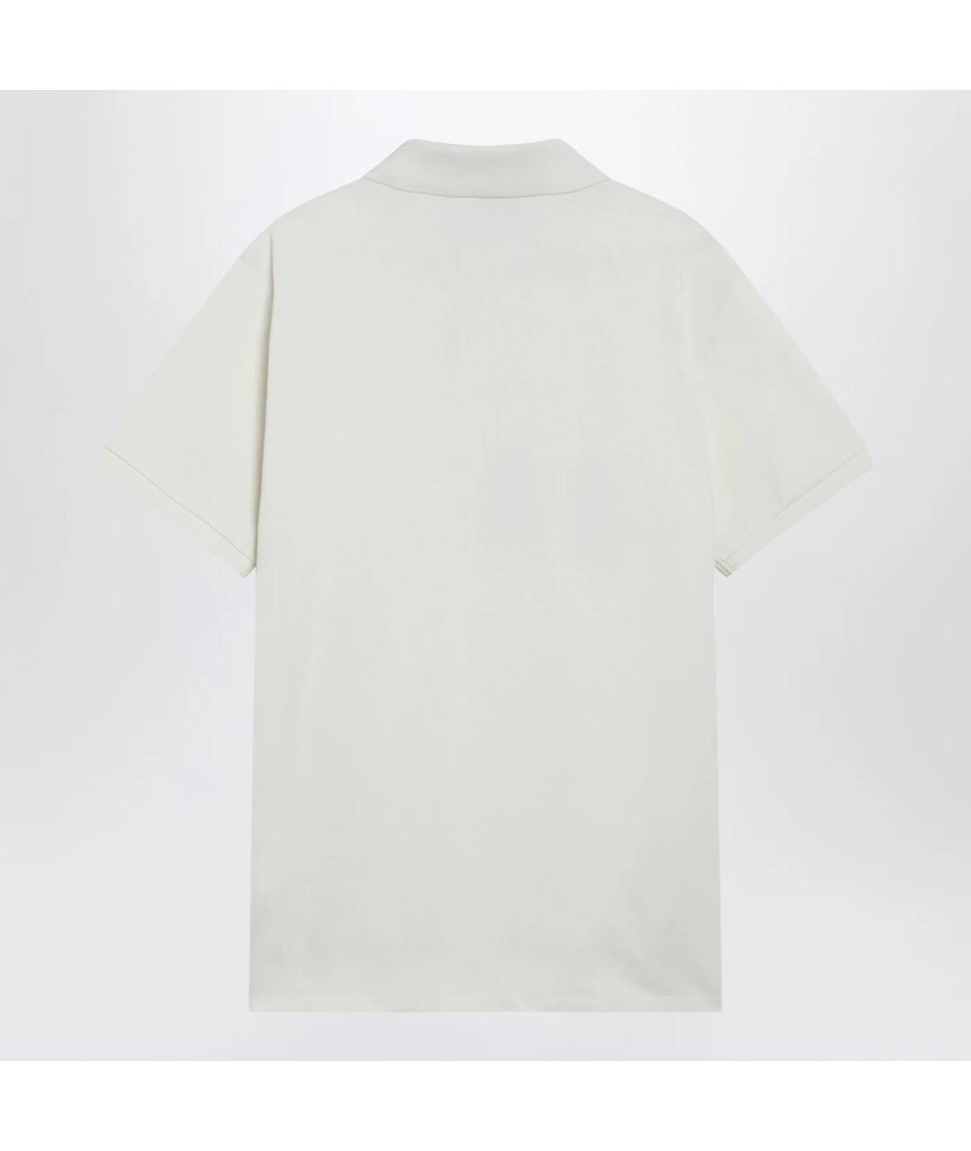 POLO RALPH LAUREN Белое хлопковое поло с коротким рукавом, фото 2