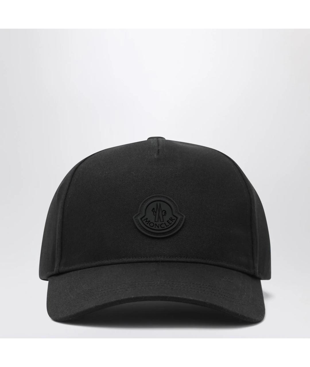 MONCLER Черная хлопковая кепка/бейсболка, фото 3