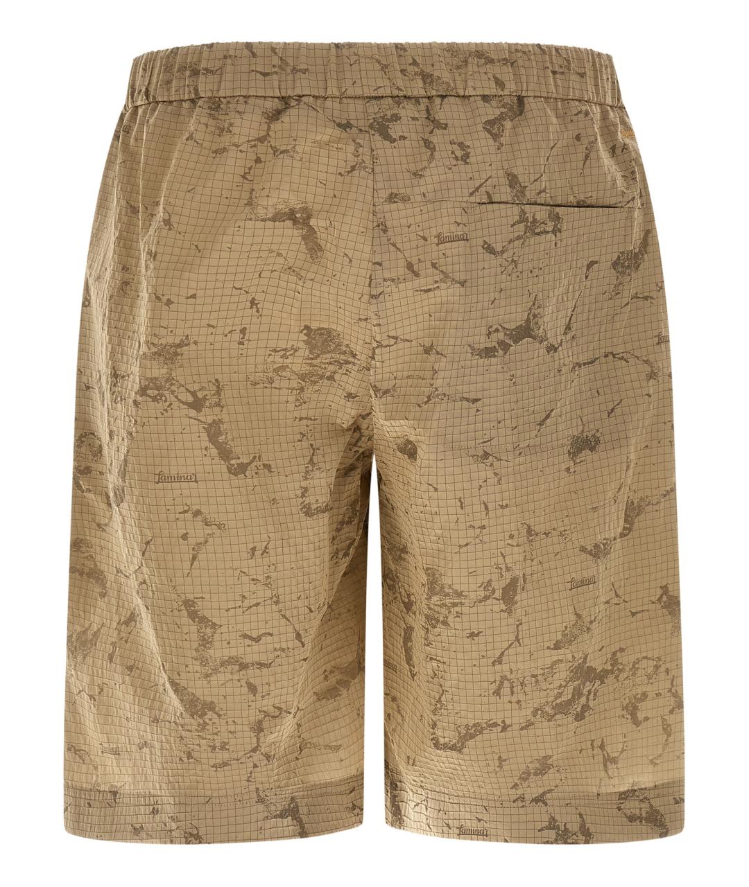 LAMINAR Бежевые полиамидовые шорты, фото 2