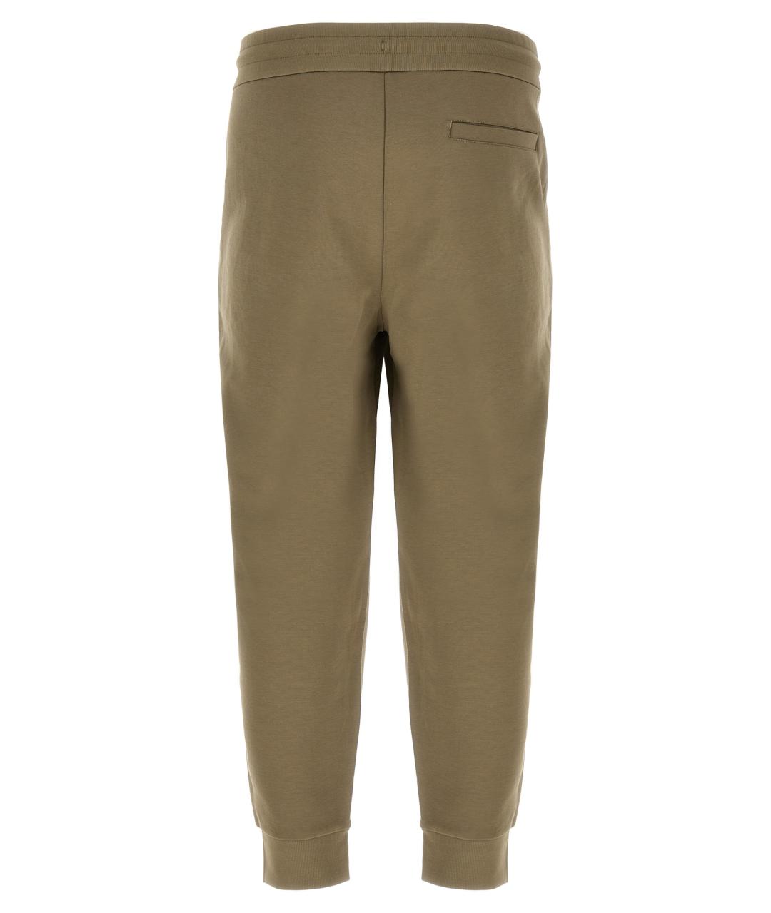 HUGO BOSS Зеленые хлопковые повседневные брюки, фото 2