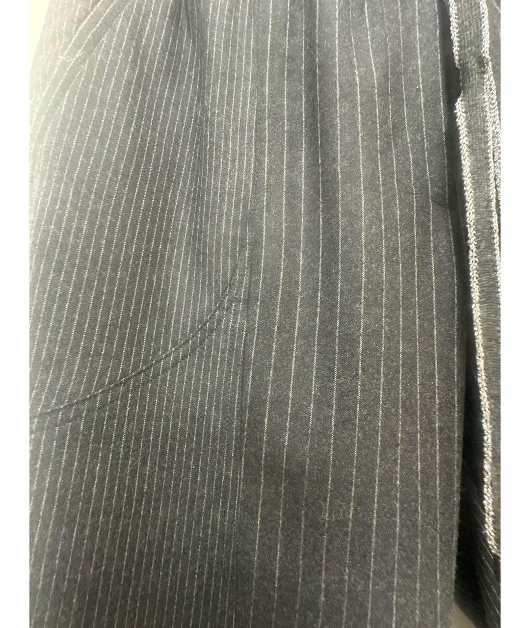 LORENA ANTONIAZZI Антрацитовый шерстяной костюм с брюками, фото 4