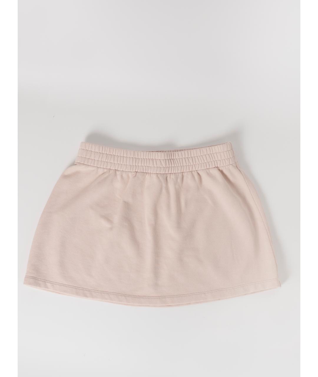 PRADA Розовая хлопковая юбка мини, фото 3