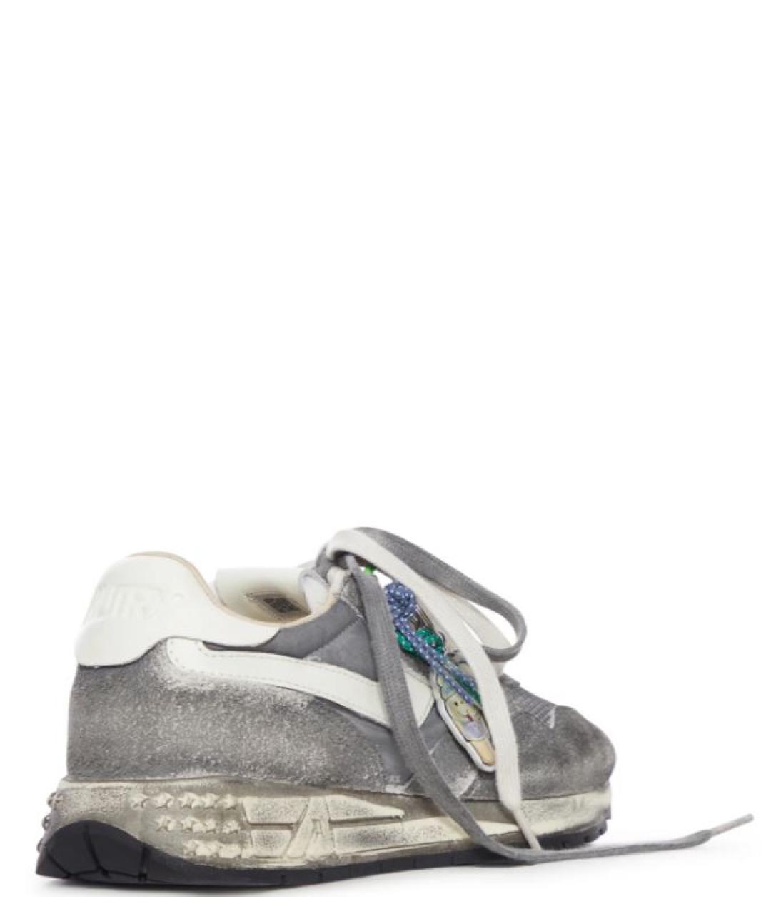 AUTRY Серые замшевые кроссовки, фото 2