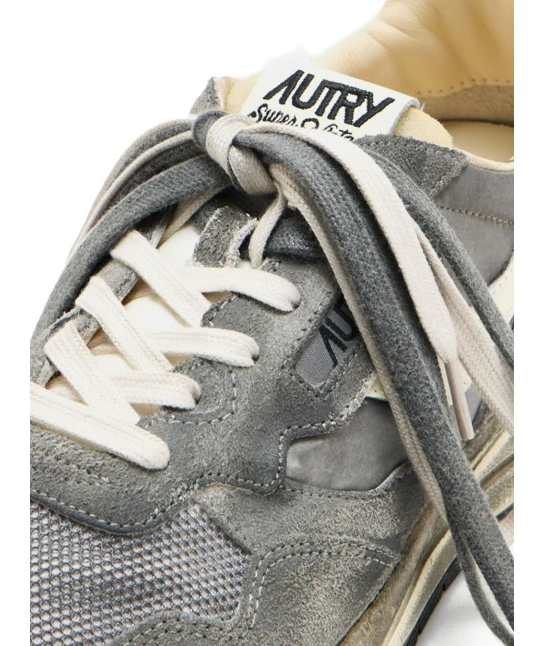 AUTRY Серые замшевые кроссовки, фото 6
