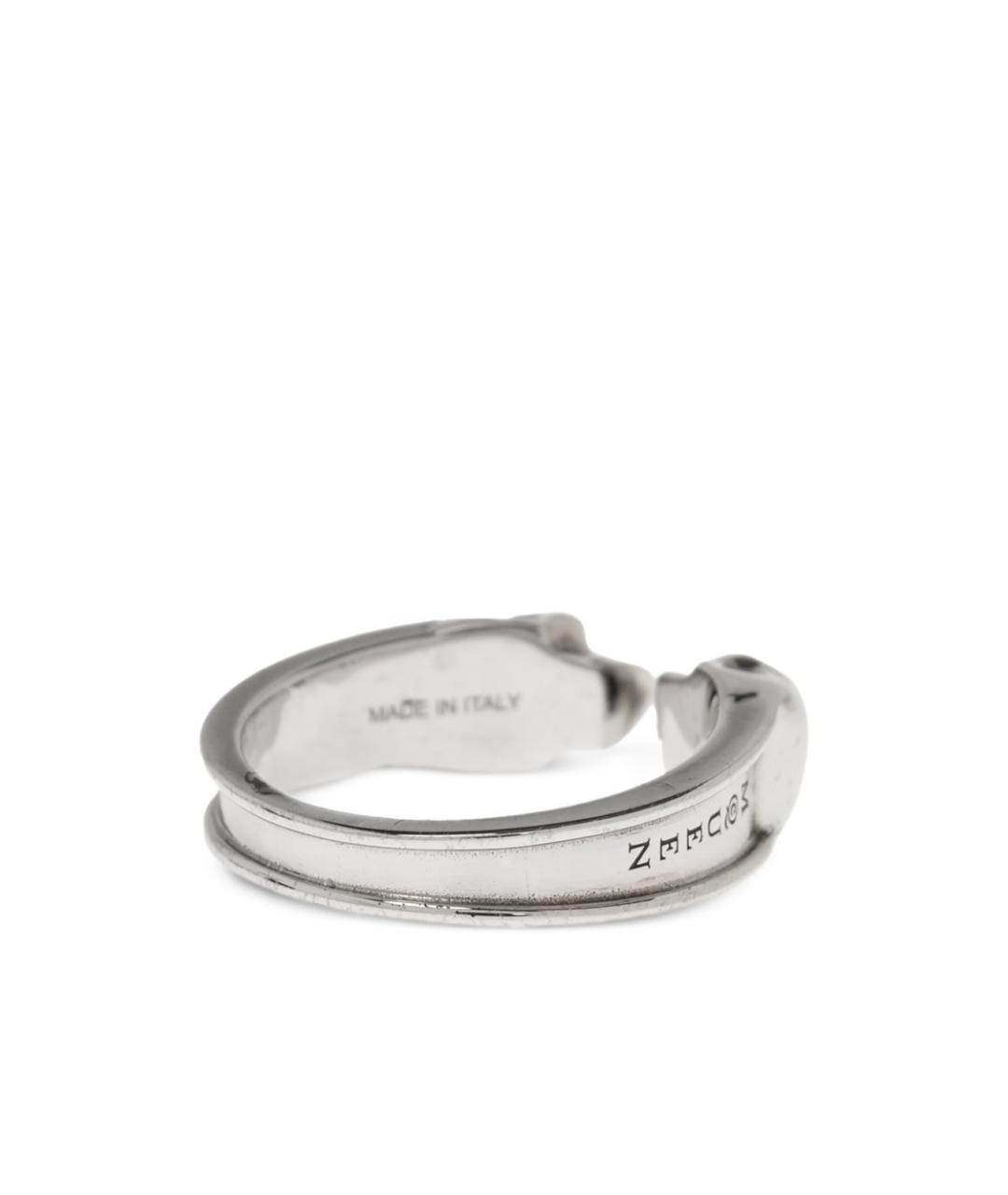 ALEXANDER MCQUEEN Серебряное металлическое кольцо, фото 3