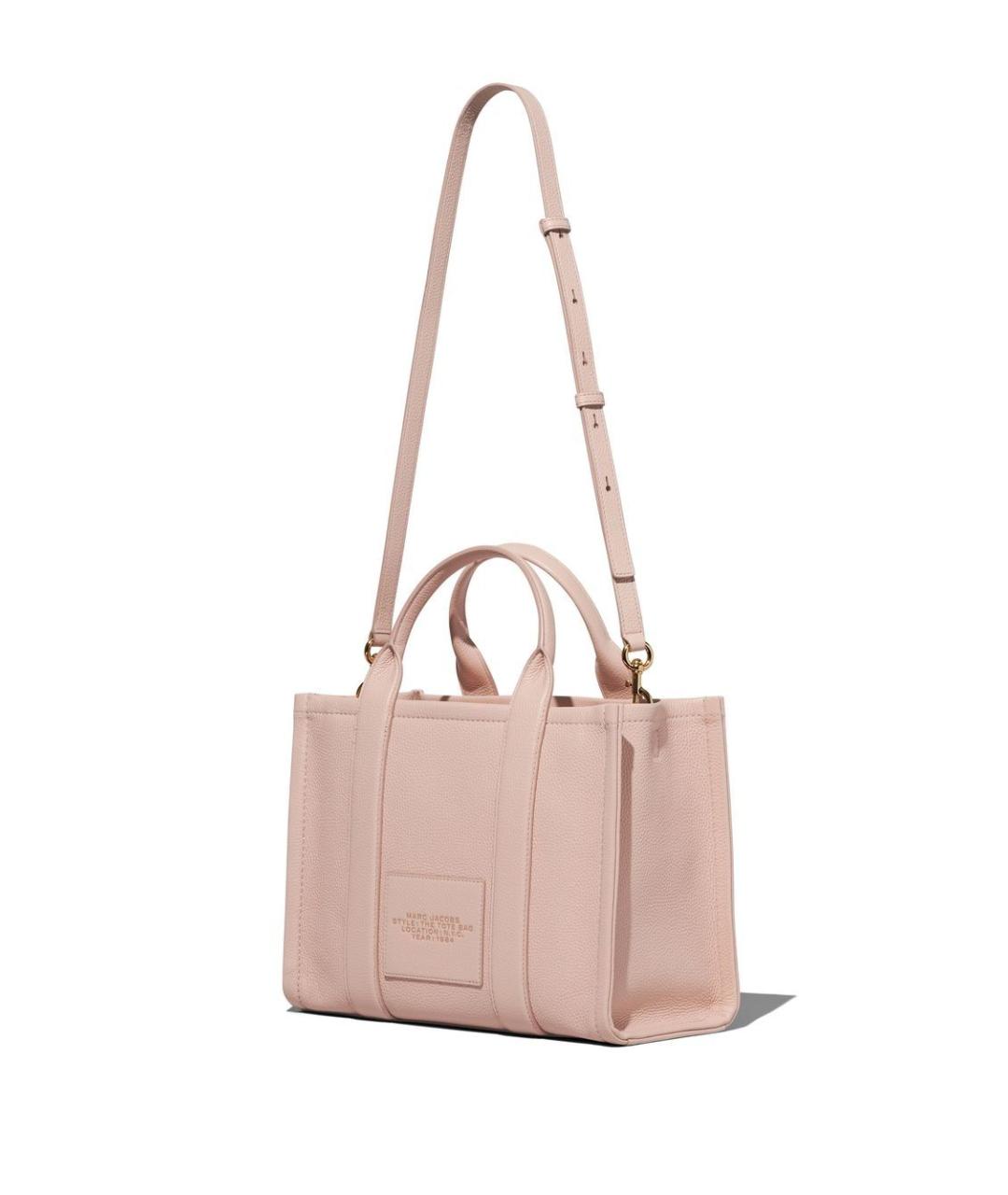 MARC JACOBS Розовая кожаная сумка тоут, фото 3