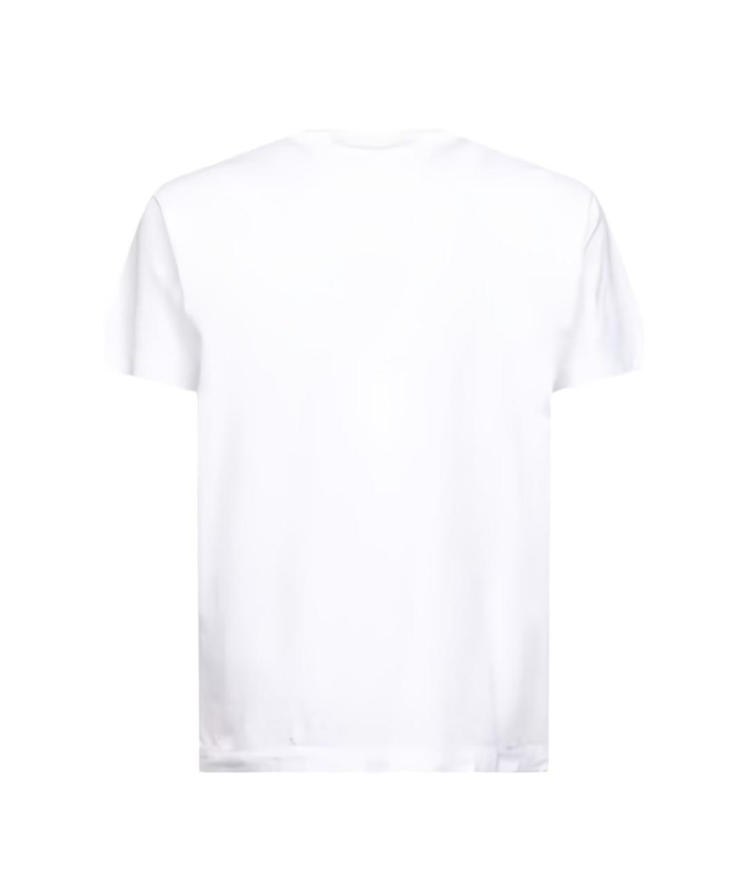 STONE ISLAND Белая хлопковая футболка, фото 2