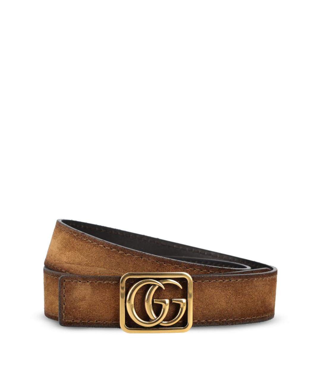 GUCCI Коричневый кожаный ремень, фото 2