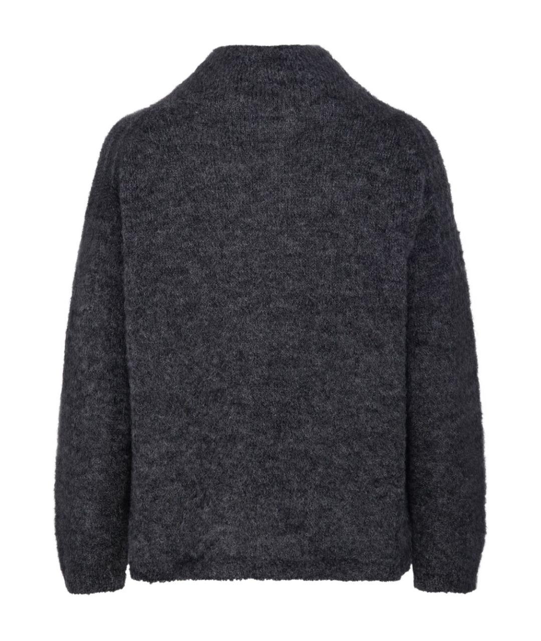 'S MAX MARA Серый шерстяной джемпер / свитер, фото 1