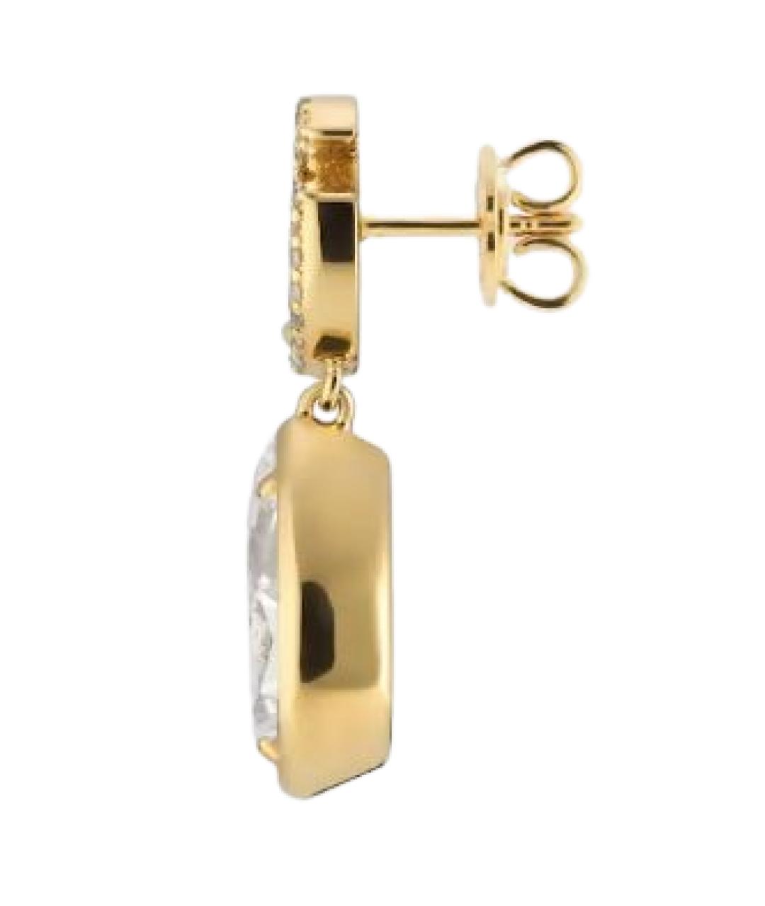 GUCCI Золотые металлические серьги, фото 2