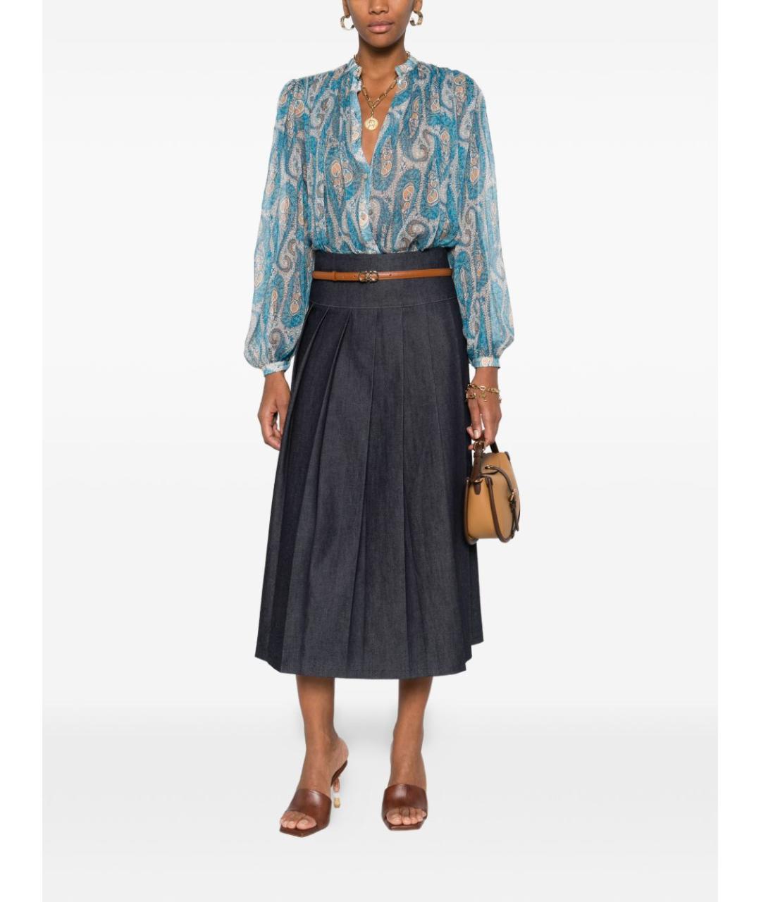 ETRO Мульти шелковая рубашка, фото 2