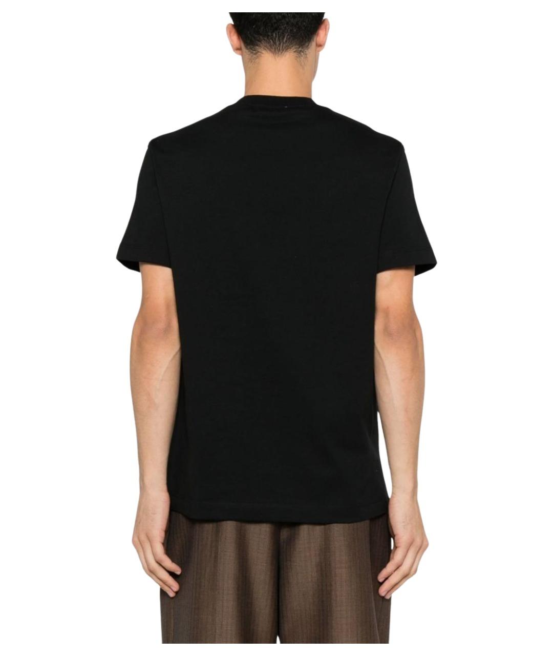 BURBERRY Черная футболка, фото 3