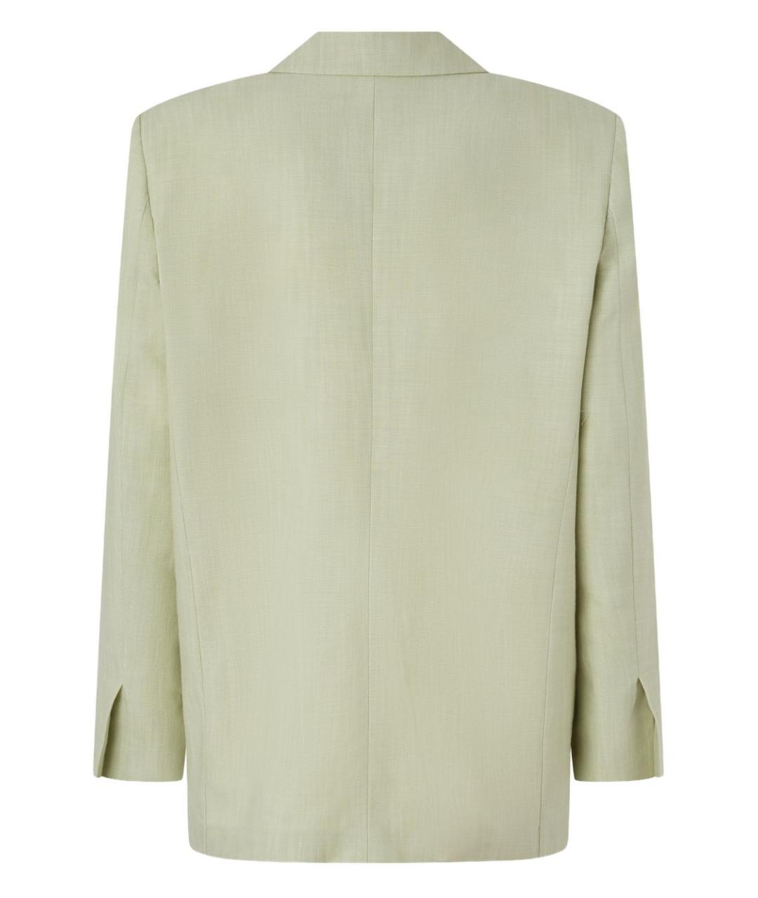 PINKO Бежевый вискозный жакет/пиджак, фото 2