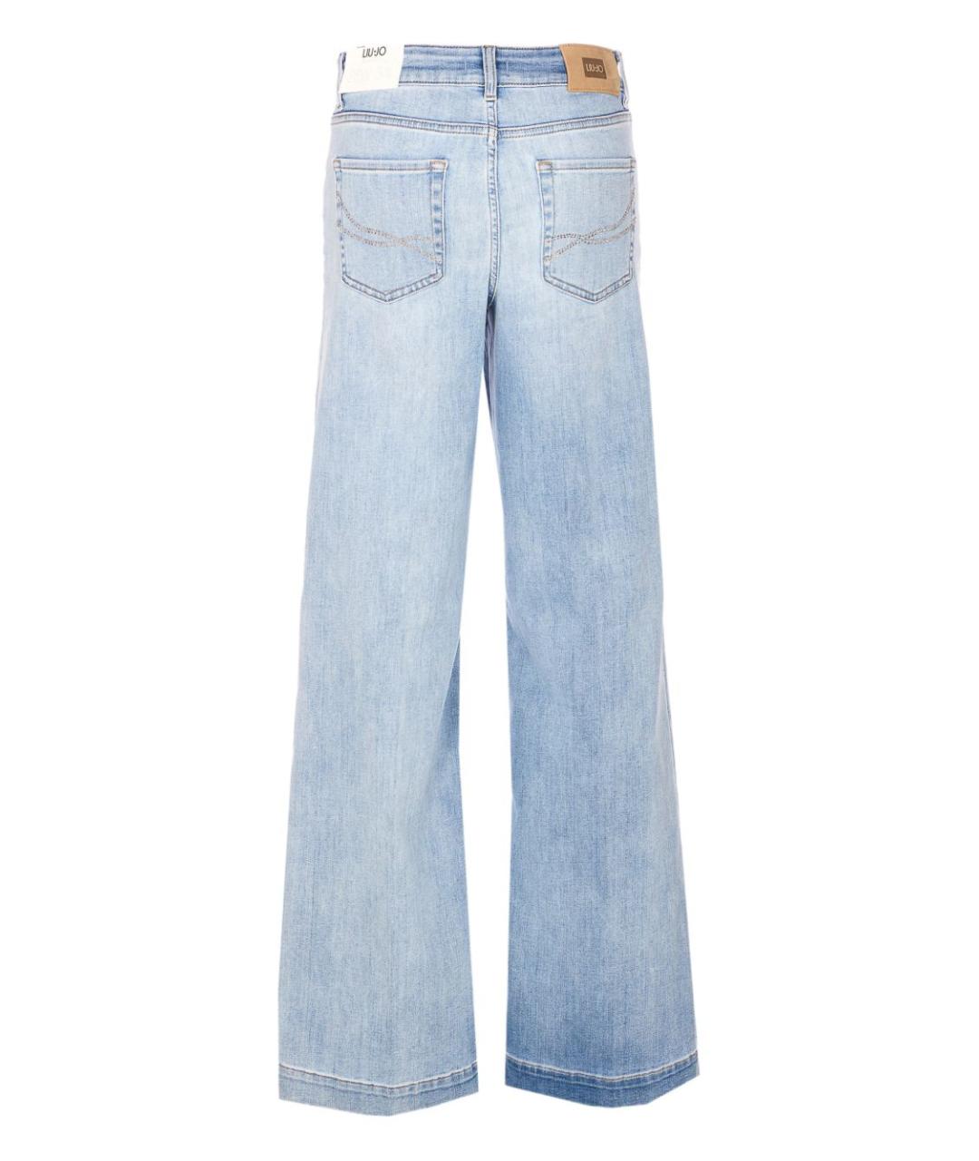 LIU JO Синие прямые джинсы, фото 2