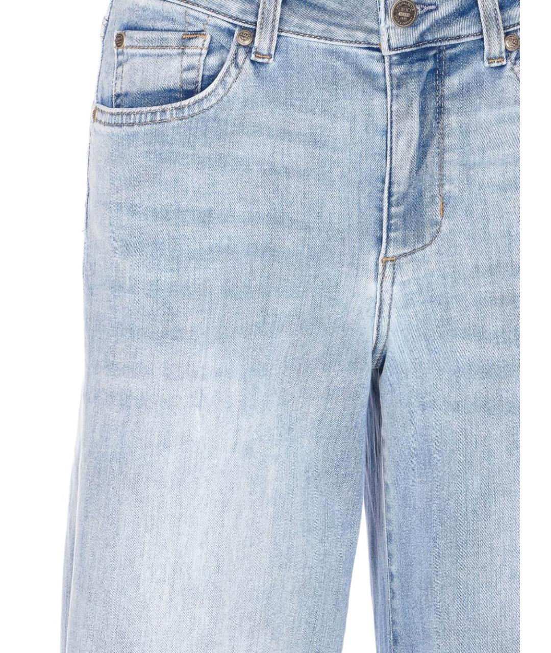 LIU JO Синие прямые джинсы, фото 4