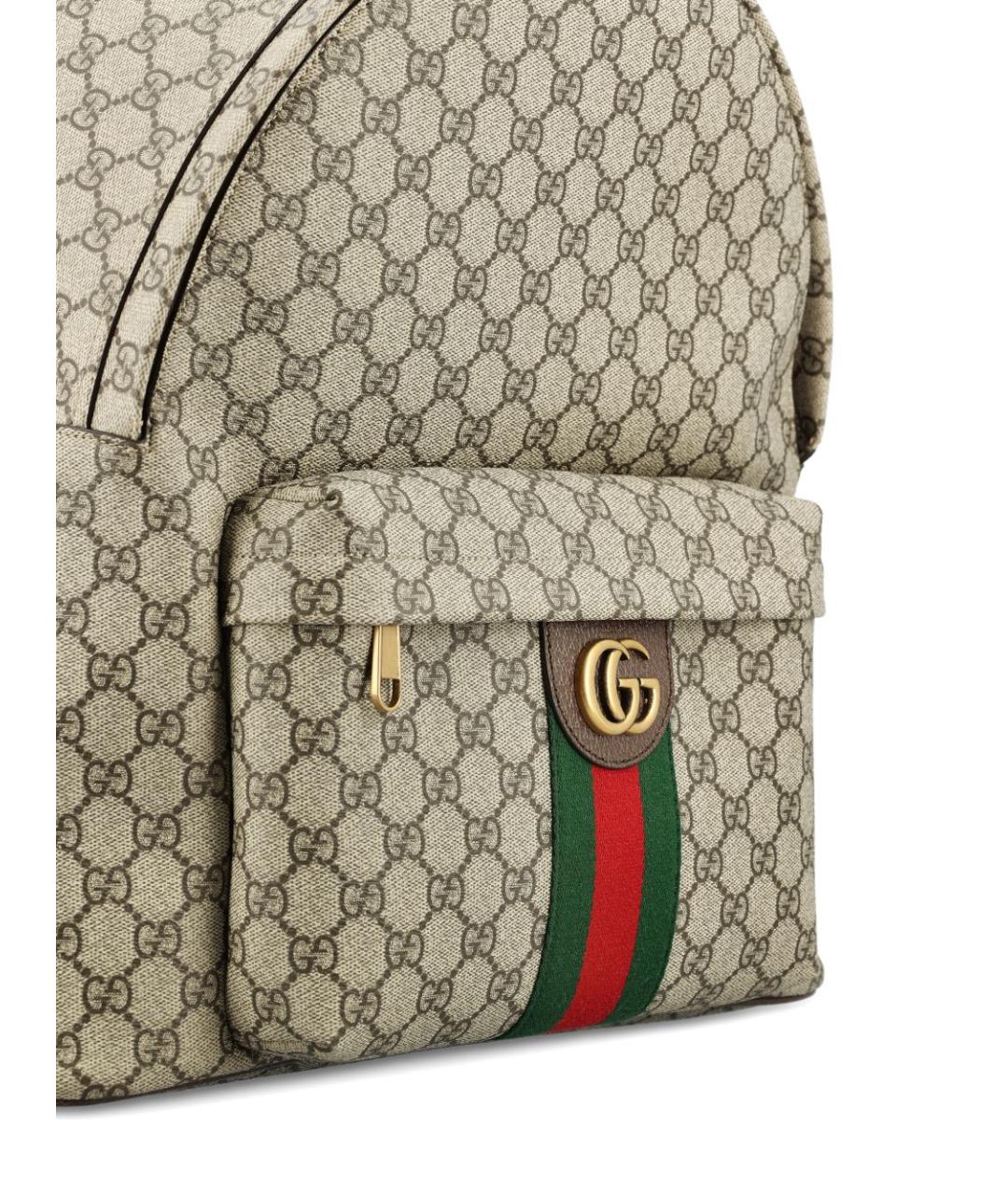 GUCCI Бежевый рюкзак, фото 2
