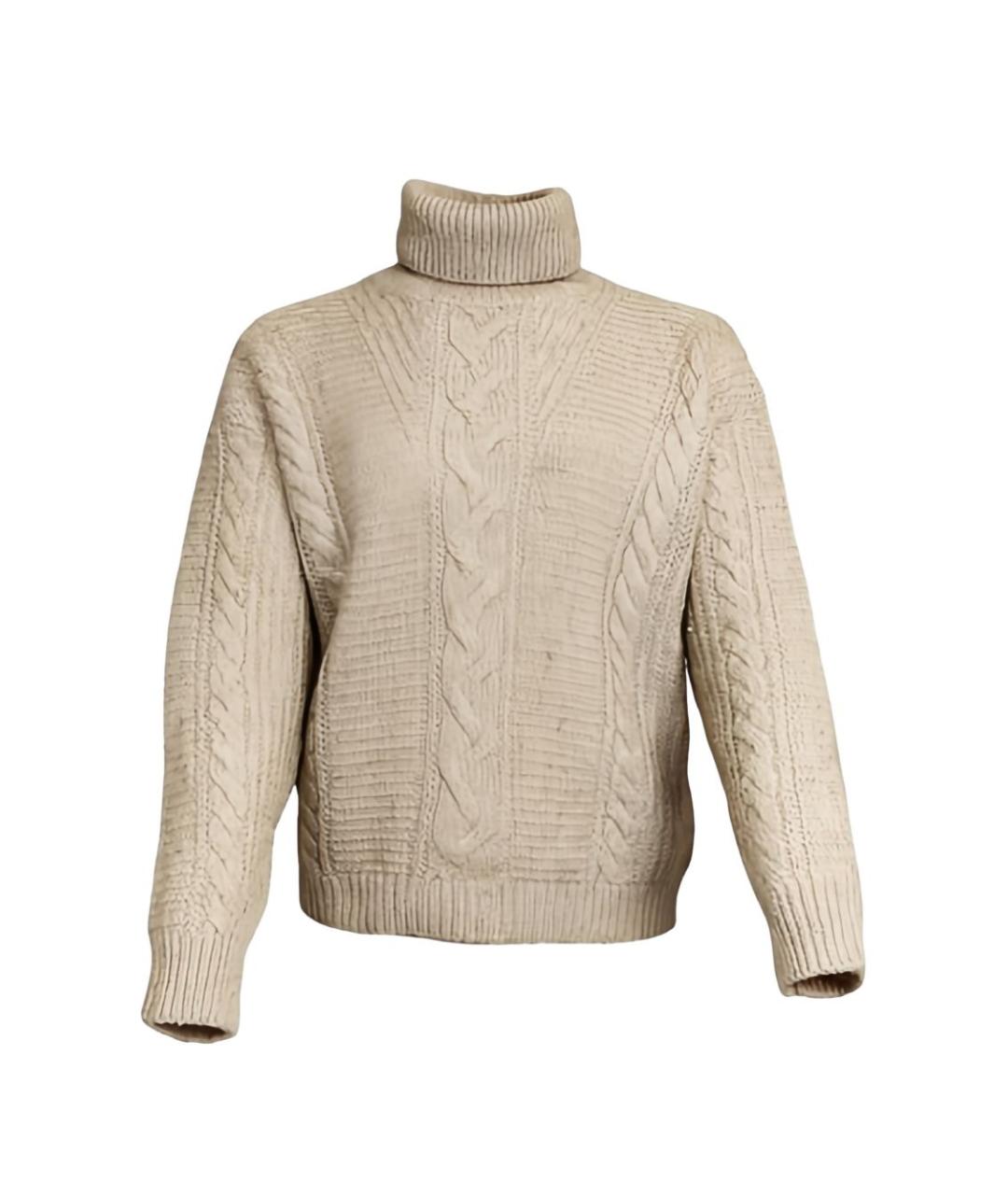 MAX MARA STUDIO Бежевый джемпер / свитер, фото 3