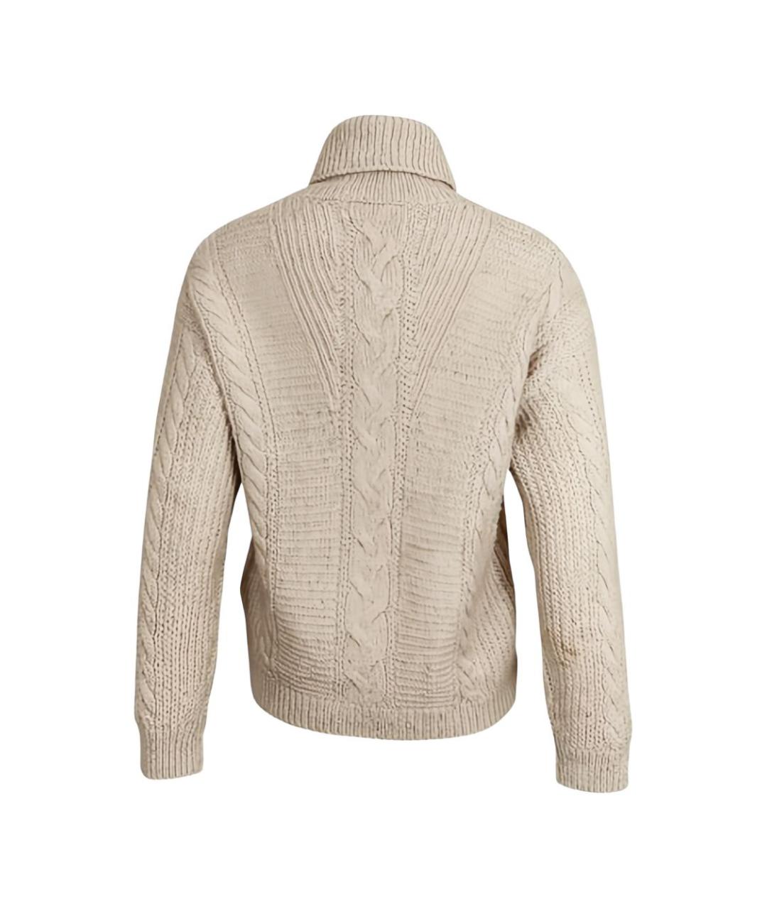 MAX MARA STUDIO Бежевый джемпер / свитер, фото 4