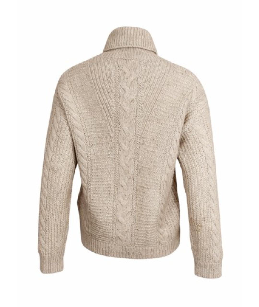 MAX MARA STUDIO Бежевый джемпер / свитер, фото 2