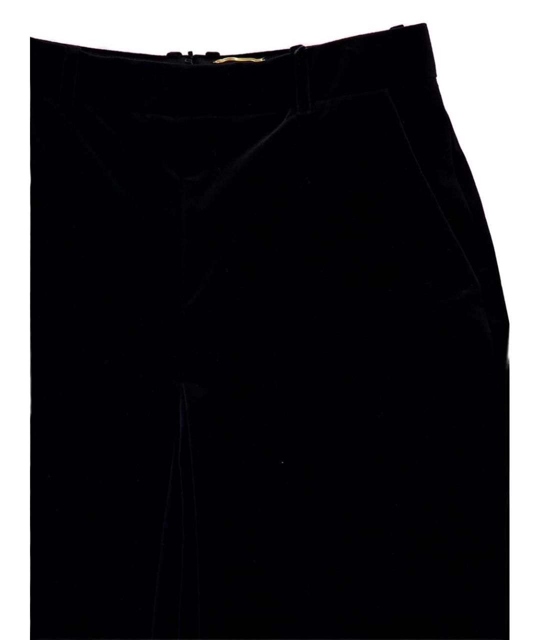 SAINT LAURENT Черная хлопковая юбка миди, фото 4