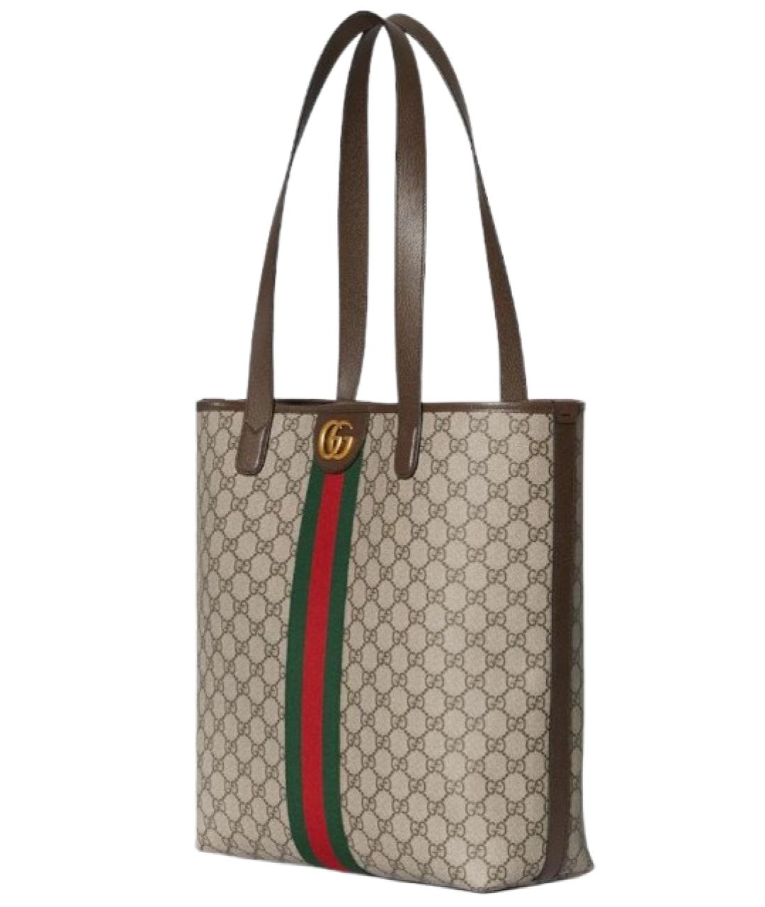 GUCCI Бежевая сумка тоут, фото 2