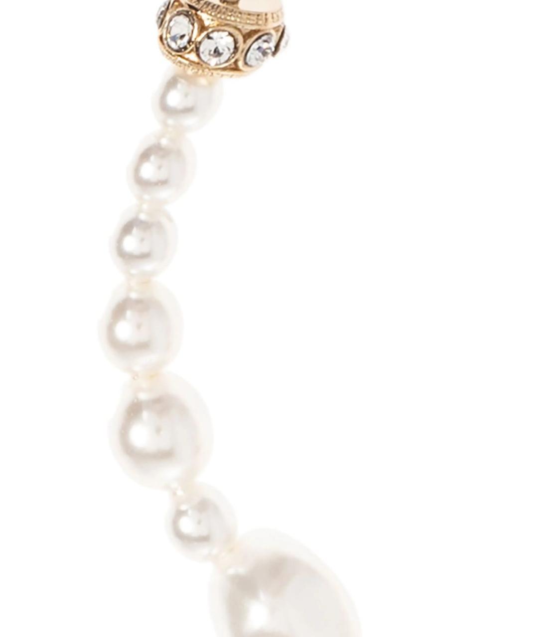 ALEXANDER MCQUEEN Золотой латунный браслет, фото 2